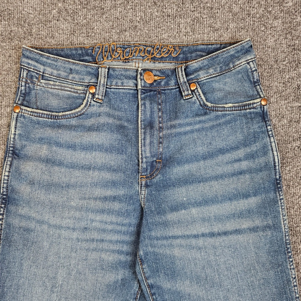 Wrangler Retro Bailey High Rise Trouser Jeans Women's 30x34 Dark Wash Bootcut - Picture 9 of 10